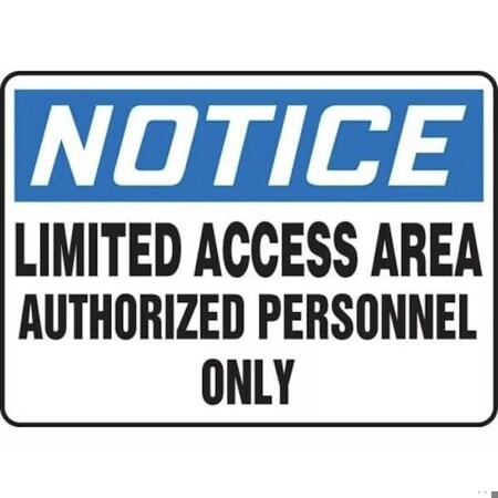 Accuform OSHA NOTICE SAFETY SIGN LIMITED MADM852VS MADM852VS